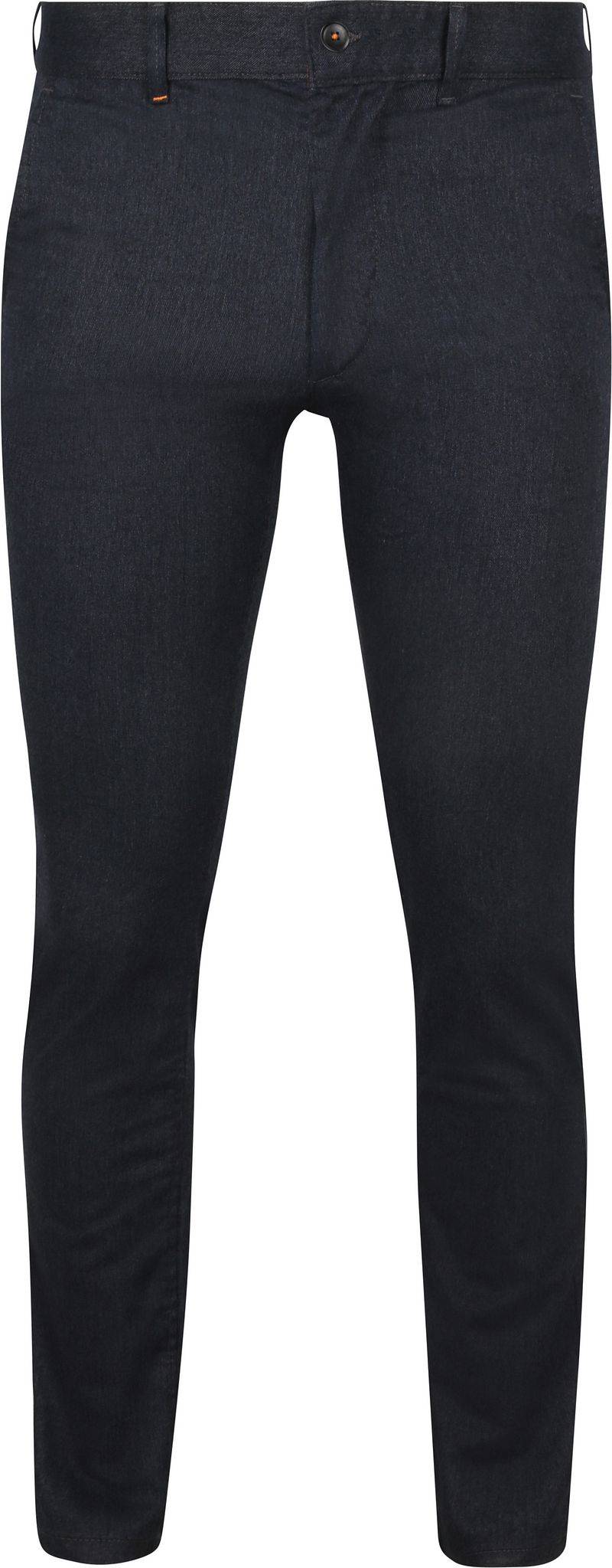 BOSS Chino Slim Navy Melange - Größe W 36 - L 32 von Boss
