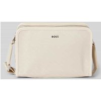 BOSS Black Women Crossbody Bag mit Label-Detail Modell 'Sandy' in Sand, Größe One Size von BOSS Black Women