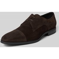 BOSS Derby-Schuhe aus echtem Leder Modell 'Theon' in Dunkelbraun, Größe 40 BOSS Derby-Schuhe aus echtem Leder Modell 'Theon' in Dunkelbraun, Größe 40 von Boss