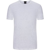 BOSS Durchscheinendes Leinen-T-Shirt in Frottee-Qualität von Boss
