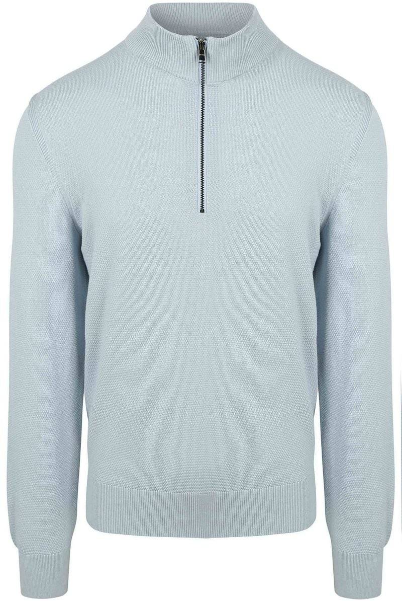 BOSS Ebrando-P Halfzip Pullover Hellblau - Größe XXL von Boss