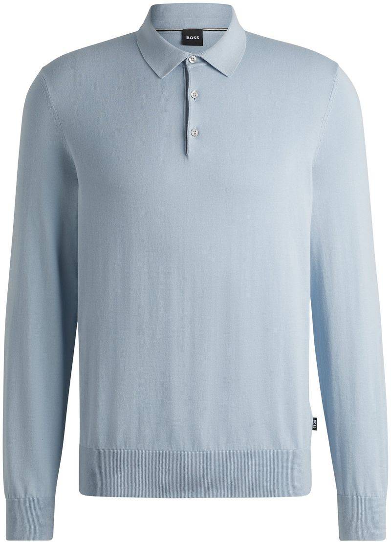 BOSS Gemello Long Sleeve Polo Hellblau - Größe XXL von Boss