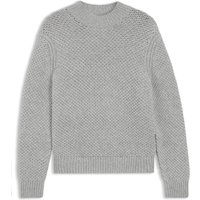 BOSS Grobstrick-Pullover aus softer Schurwolle mit Stehkragen in M von Boss