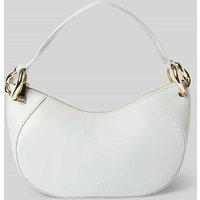 BOSS Handtasche mit Label-Details Modell 'Bretzel' in Hellgrau, Größe 1 von Boss