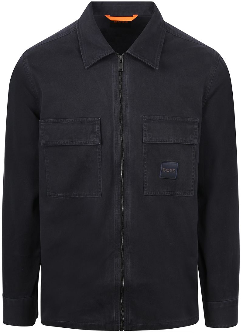 BOSS Hemdjacke Lovel Navy - Größe XL von Boss