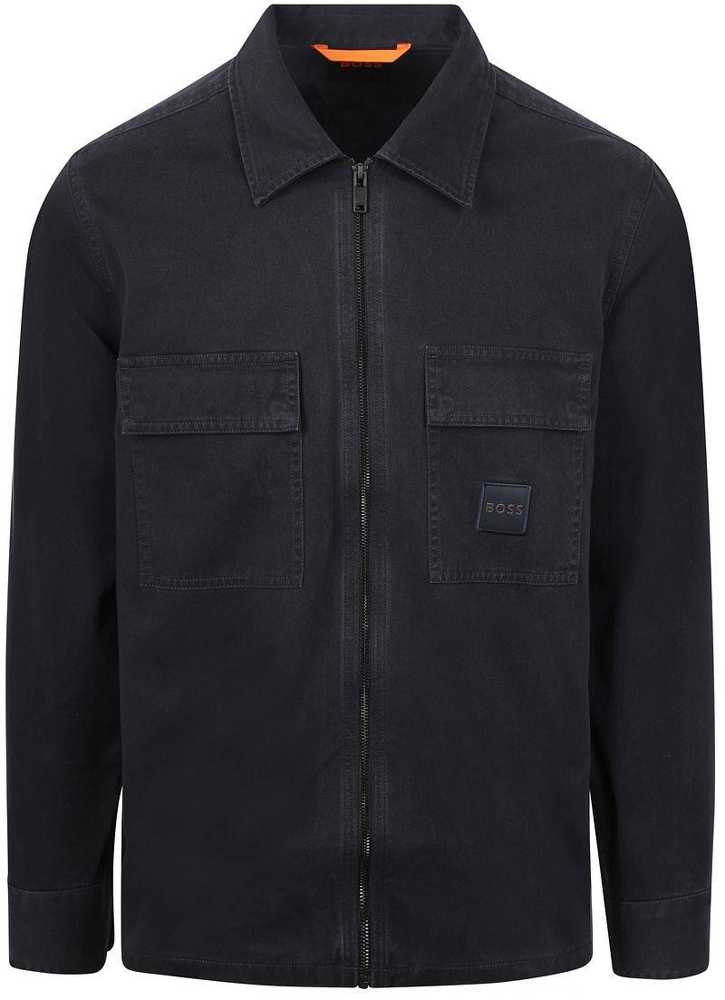 BOSS Hemdjacke Lovel Navy - Größe XL von Boss
