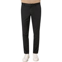 BOSS Herren Chino schwarz Baumwolle von Boss