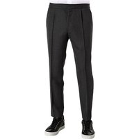 BOSS Herren Hose Grau Schurwolle von Boss