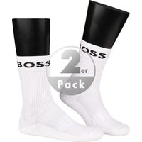 BOSS Herren Socken schwarz Baumwolle unifarben von Boss