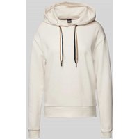 BOSS Hoodie mit Label-Print Modell 'STRIPE' in Offwhite, Größe S von Boss