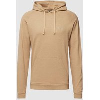 BOSS Hoodie mit Label-Stitching Modell 'Premium' in Camel, Größe XXL von Boss