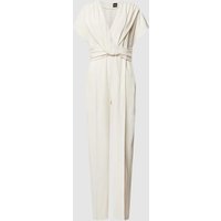 BOSS Jumpsuit in Wickel-Optik Modell 'Debasa' in Offwhite, Größe 38 BOSS Jumpsuit in Wickel-Optik Modell 'Debasa' in Offwhite, Größe 38 von Boss