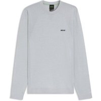 BOSS K_Momentum-Lite CN Pullover Strick hellgrau von Boss