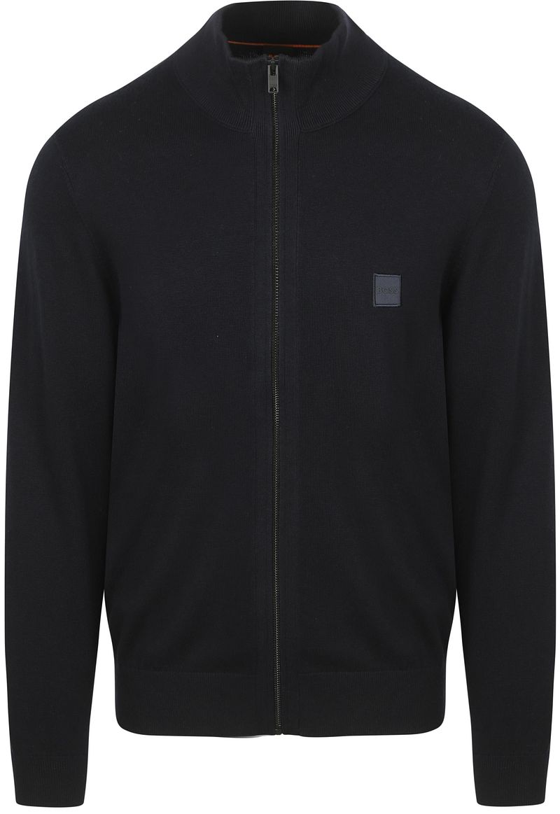 BOSS Kanozip Strickjacke Dunkelblau - Größe XXL von Boss