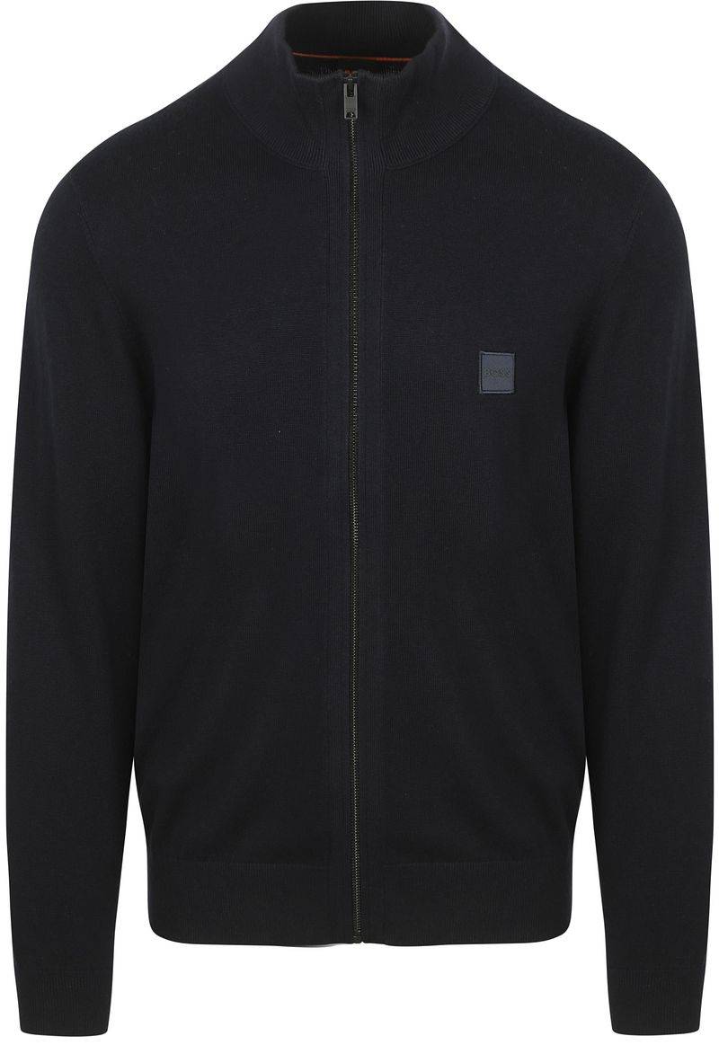 BOSS Kanozip Strickjacke Dunkelblau - Größe XXL von Boss