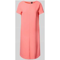 BOSS Knielanges Kleid in unifarbenem Design Modell 'Dizora' in Koralle, Größe 38 von Boss