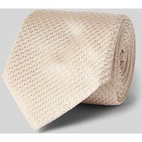 BOSS Krawatte mit Seide-Anteil (7,5 cm) in Beige, Größe 1 von Boss