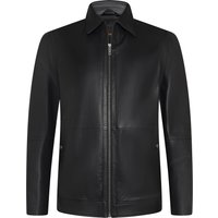 BOSS Lederblouson aus Schafsleder mit Umlegekragen von Boss