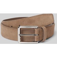 BOSS Ledergürtel mit Dornschließe Modell 'Caleb' in Beige, Größe 115 von Boss
