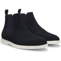 BOSS Leichte Chelsea-Boots aus Veloursleder von Boss