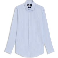 BOSS Leichtes Performance Stretch-Hemd mit Streifen, Slim Fit von Boss