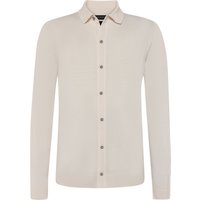 BOSS Leichtes Strickhemd aus Schurwolle in S von Boss