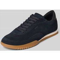 BOSS Low Top Sneaker aus echtem Leder in Marine, Größe 44 BOSS Low Top Sneaker aus echtem Leder in Marine, Größe 44 von Boss