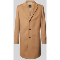 BOSS Mantel mit Reverskragen in Camel, Größe 102 von Boss