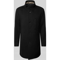 BOSS Mantel mit Stehkragen Modell 'Hyde' in Black, Größe 52 von Boss
