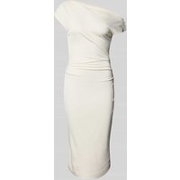 BOSS Eng anliegendes Kleid aus Viskose-Mix Modell 'ETRIMI' in Offwhite, Größe XL von Boss