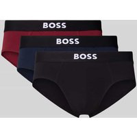 BOSS Mini-Trunks aus Baumwoll-Mix im 3er-Pack in Rot, Größe XXL von Boss