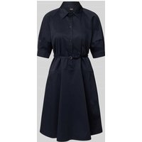 BOSS Minikleid mit Taillengürtel Modell 'Delaurena' in Marine, Größe 44 von Boss