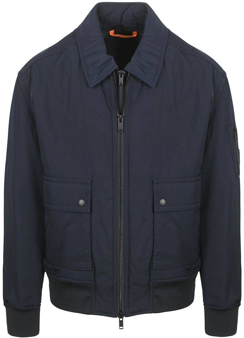 BOSS Oking Jacke Navy - Größe 54 von Boss