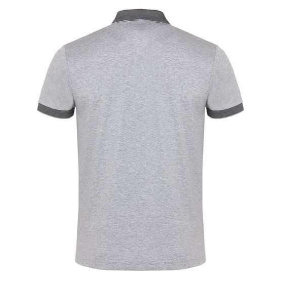 BOSS Paddy 1 regular fit Halbarm Polo grau melange von Boss