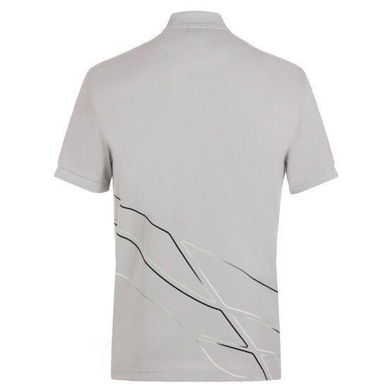 BOSS Paddy 3 Halbarm Polo hellgrau von Boss