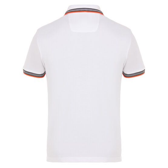 BOSS Paddy Halbarm Polo weiß von Boss