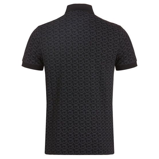 BOSS Paddy Striped C Halbarm Polo schwarz von Boss