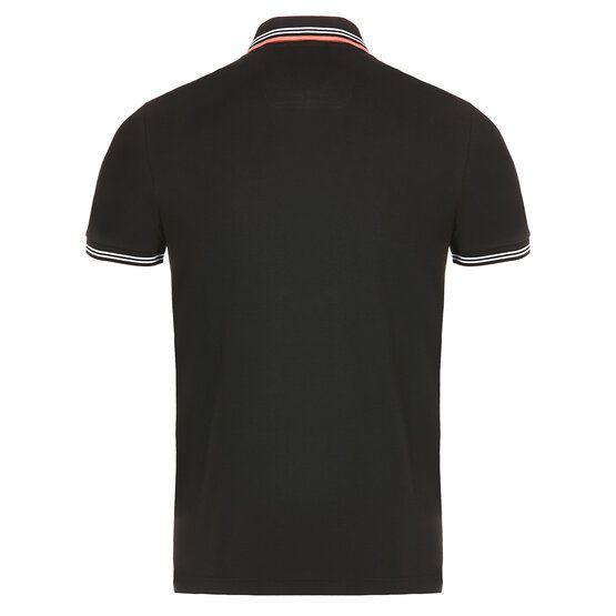BOSS Paul Halbarm Polo schwarz von Boss