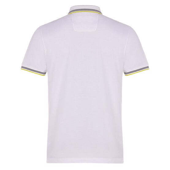 BOSS Paul Halbarm Polo weiß von Boss