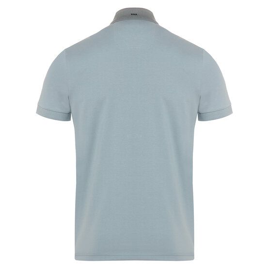 BOSS Paule Rib Halbarm Polo oliv von Boss