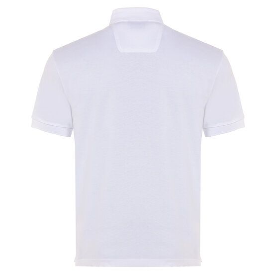 BOSS Percy Heritage Halbarm Polo weiß von Boss