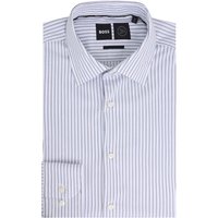 BOSS Performance Stretch-Hemd mit Streifen und extralangem Arm, Slim Fit von Boss