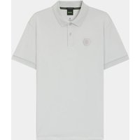 BOSS Polo Future Halbarm hellgrau von Boss