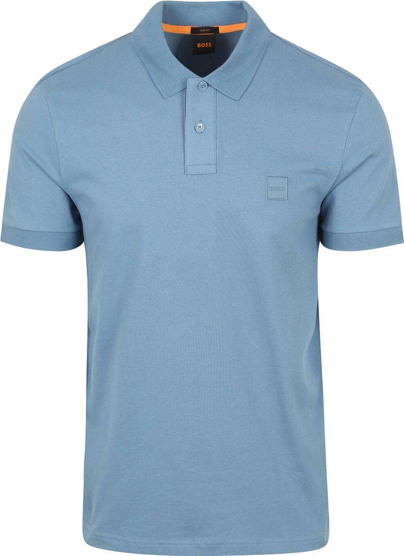 BOSS Polo Shirt Passenger Open Blau - Größe M von Boss