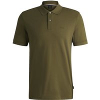 BOSS Poloshirt in Piqué-Qualität mit gesticktem Label-Schriftzug von Boss