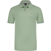 BOSS Poloshirt in Piqué-Qualität mit gesticktem Label-Schriftzug von Boss