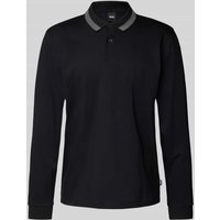 BOSS Poloshirt mit Label-Detail Modell 'Pleins' in Black, Größe XXL von Boss
