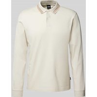 BOSS Poloshirt mit Label-Detail Modell 'Pleins' in Offwhite, Größe XXL von Boss