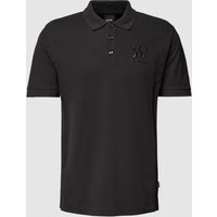 BOSS Poloshirt mit Label-Stitching Modell 'Parlay' in Black, Größe L von Boss