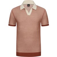 BOSS Poloshirt mit Lyocell-Anteil und Reiskorn-Struktur von Boss